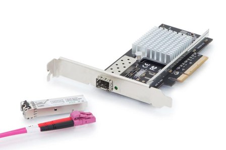 Digitus DN-10161 - nettverksadapter - PCIe 3.0 x8 - 10 Gigabit SFP+ x 1