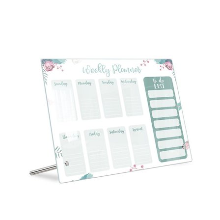 1 set akrylmemo-skrivbord transparent memo-tavla skrivbord akryltavla bord skrivbord