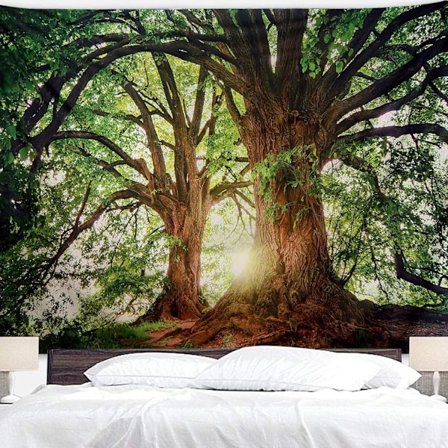 Forest Tapestry Nature Tree Tapestries, Extra Large Oversized Ta