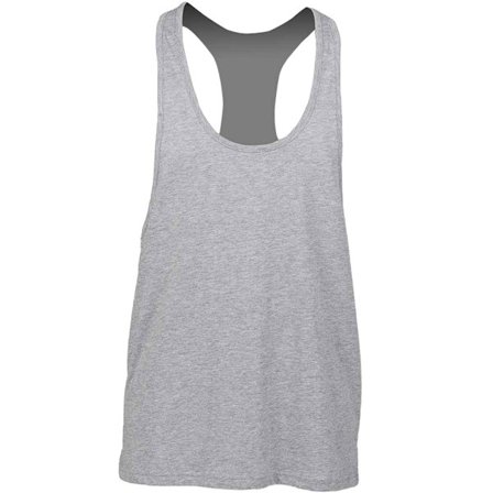 SF Herr Muscle Heather Tank Top M Heather Grey
