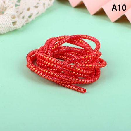 1,6M färgkabel sammanflätad rep Spiralkabelskydd Laddning