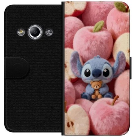 Kompatibelt Lommeboketui til Samsung Galaxy Xcover 3 Stitch blant rosa fluffy epler med teddy og søt kawaii-estetikk