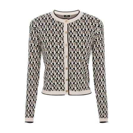 Elisabetta Franchi Cardigan Sort, Dame Cardigans