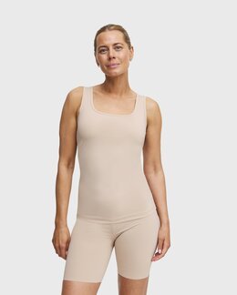 ESSENCE TANK TOP COOL & DRY beige-Swegmark