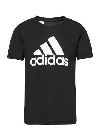 Adidas Designed To Move Big Logo T-Shirt T-shirts Short-sleeved Musta Adidas Performance