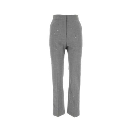 Msgm, Suit Trousers Szary, Kobieta, Rozmiar: S