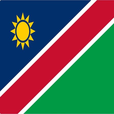 Namibiaflagga 100