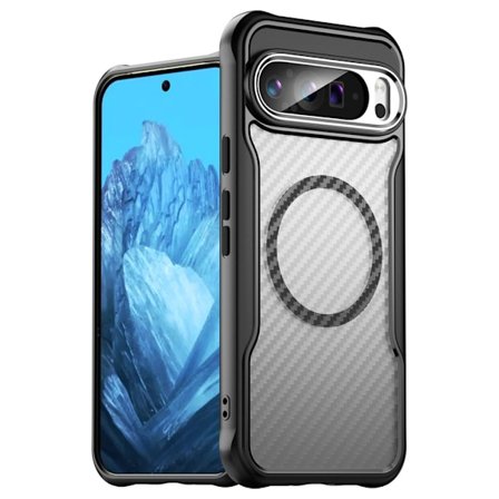 SKALO Google Pixel 9 Pro XL Carbon Fiber Translucent Cover