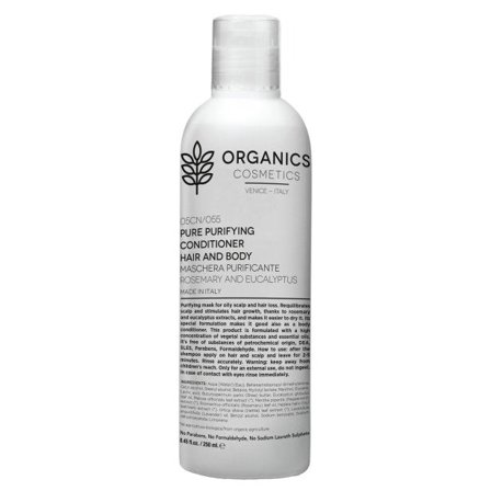 Organics Cosmetics Maschera Purificante Capelli/Corpo 250ml