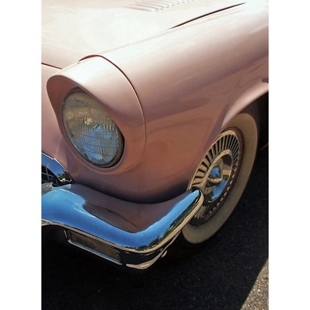 Rosa Bil Affisch 30×40 CM