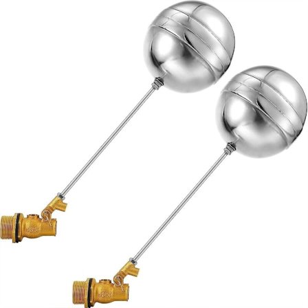 2 Stk 3/4'' Flottørventil DN20 flytende kuleventil Vannstand