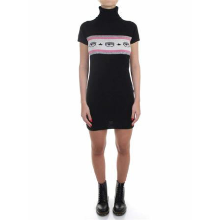 Chiara Ferragni Collection Little dress , Zwart , Dames , Maat: M Casual jurken