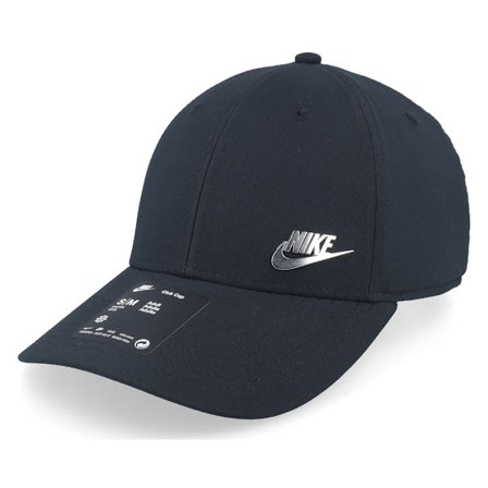 Nike - Zwart adjustable Cap - Club Cap Black Adjustable @ Hatstore