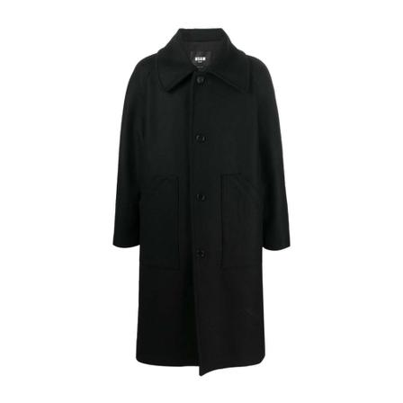 Msgm Down Coats Sort, Herre Frakker