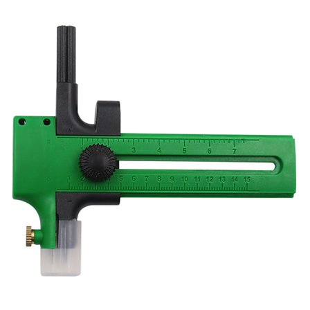 1 stycke Rotary Compass Circle ter Papper Kartongverktyg