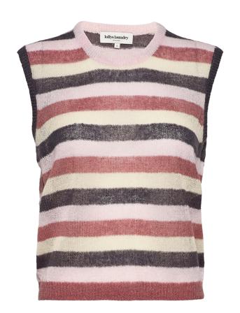 Boho Vest Vests Knitted Vests Vaaleanpunainen Lollys Laundry