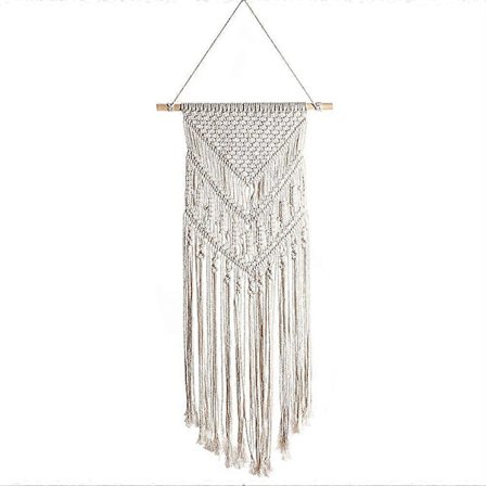 Vævet vægtæppe med kvaster til hjemmet, soveværelset, bryllup, vægdekoration