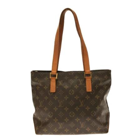 Louis Vuitton Vintage, Pre-owned Cabas Piano Monogram Tote Bag Bruin, Dames, Maat:ONE Size,Canvas