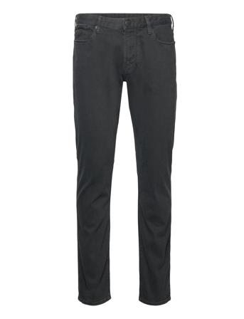 5 Pockets Pant Slim Jeans Svart Emporio Armani*Betinget Tilbud