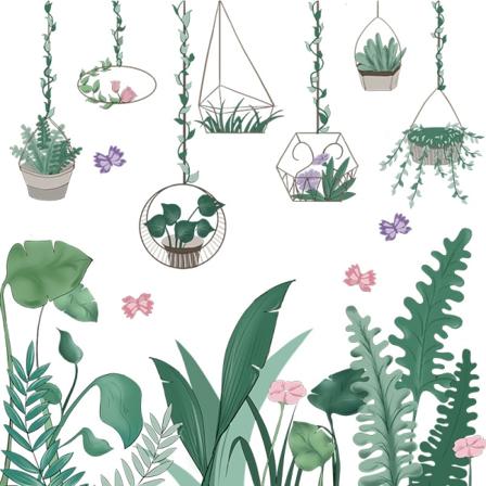 En uppsättning krukväxter blommor väggdekaler, väggdekal klistermärke