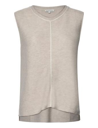 Knit Vest Wi Vests Knitted Vests Grå Tom Tailor*Betinget Tilbud