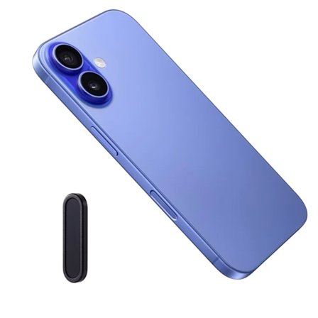 Titanium alloy Camera control protection Side button for iPhone 16 series-Black