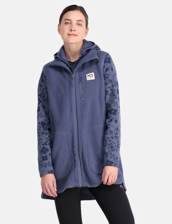 Kari Traa Sanne Pile Vest Long - Blue - S