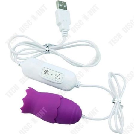 Masturbator - LUNAVO - Slicka Klitoris Oral - Lila - Bröstvårtestimulator