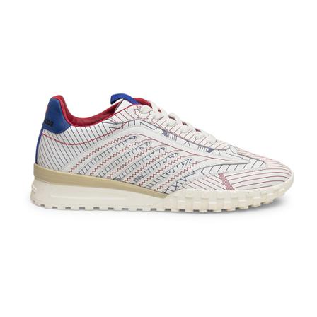 Dsquared2, Sneakers Wit, Heren, Maat:45 EU