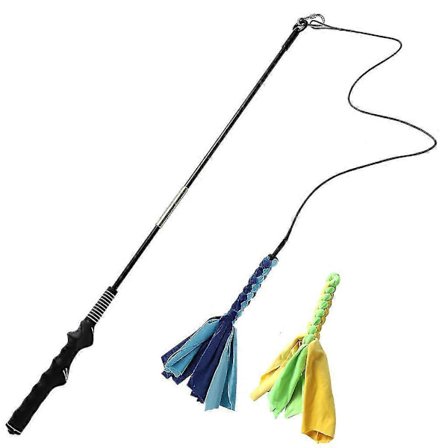 Flirtpinne för hundar Säker Stark Icke-bungee Snöre Gåva till Djurälskare För Hund För