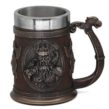 Viking Thor Mjolnir Ölkopp Odin Bägare 20 Oz