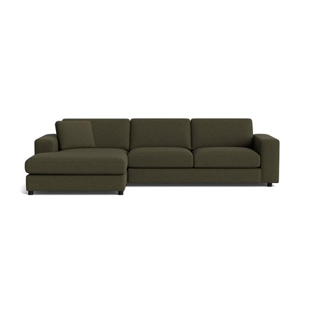 Oasis chaiselong sofa, venstrevendt - Loop Grøn - 294x151x79 - Sofa, chaiselong