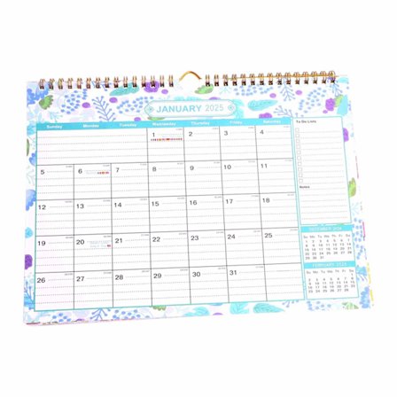 2025 Kalenteri, Perheen Viikkosuunnittelija 2025, 18 Kuukauden Kalenteri Kuukausinäkymä, Tammikuu 2025 - Kesäkuu 2026, 30 x 22 cm, Kuukausikalenteri 