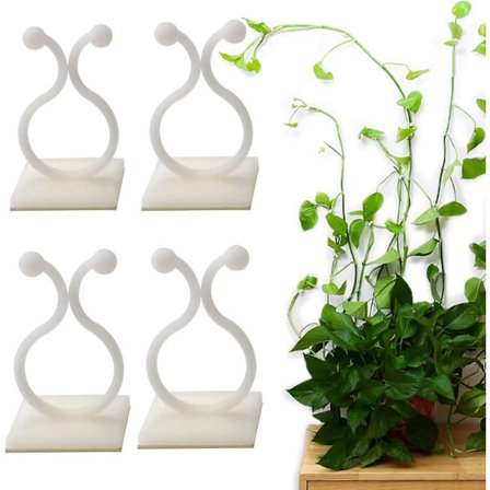 Växtklättring Väggfäste Klämmor - 50PCS Vin Klämmor Blomma Klämmor Vin Växt Klättring Vägg Fixer