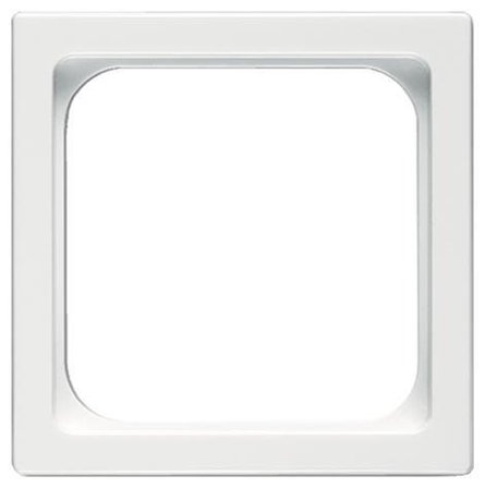 ABB Impressivo Sovitin 50x50 valkoinen, Kytkimet & pistorasiat