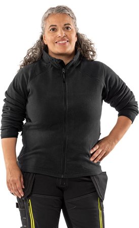 Arbetskläder Fristads Dam Fleecejacka 1498 FLE, dam, Svart