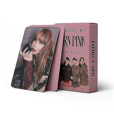 55 stk Kpop Black Pink Photocard Black Pink Lomo-kort for fans gave