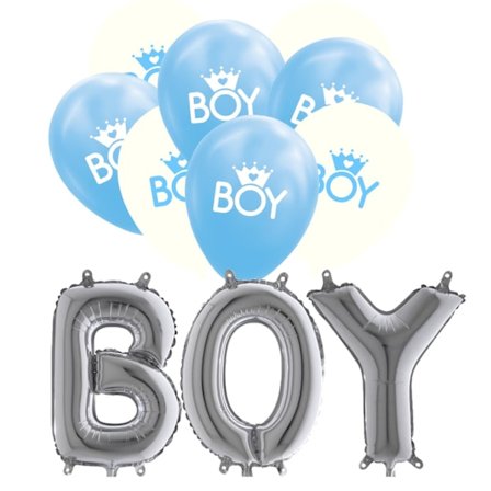 Ilmapallot Boy Foil Ilmapallot Latex Baby Shower Syntymäpäivä