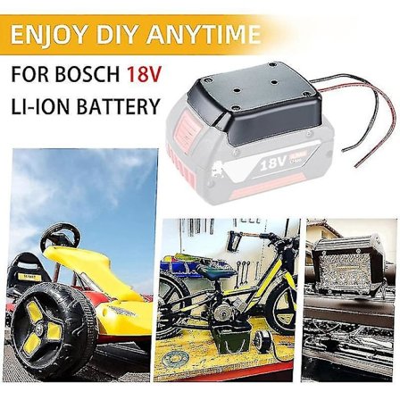 Power Wheels Adapter til Bosch 18v Lithium Batteri Bat609 Bat618g Batteri Adapter Dock Strømstik til Bosch 18v Konverter_Billiga Gåvor