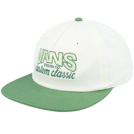 Vans - Bílá snapback Kšiltovka - Design Co Low Unstructured Fairway Snapback @ Hatstore