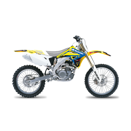 Kit Adesivi Blackbird Dream 4 Giallo-Blu-Nero - Suzuki RM-Z 450 2005-2007