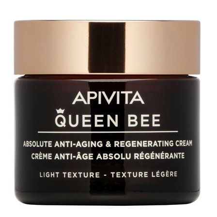 APIVITA Queen Bee Crema Anti-Età Assoluta e Rigenerante - Texture leggera 50ml - Tratt.viso 24 ore antirughe