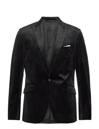 Velvet Blazer Black Lindbergh