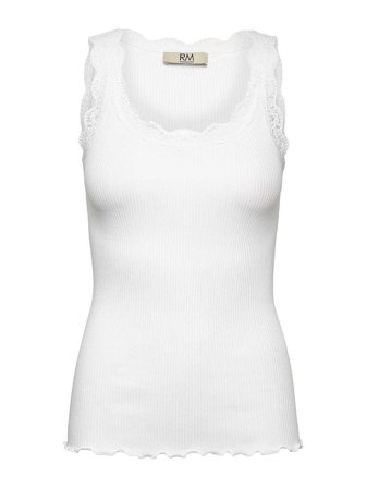 Rosemunde Lace Tank Top New White S, Tøj & Bolig, T-shirts, Dame T-shirts