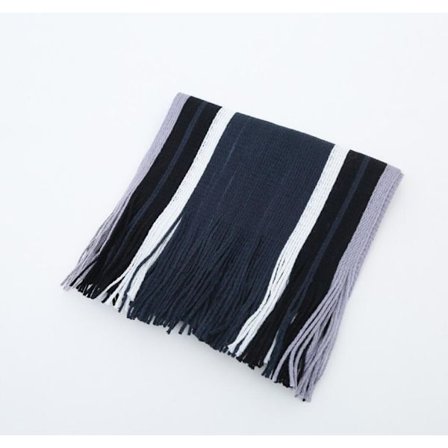 Højkvalitets Stribede Halstørklæder - Fire Farver, Unisex