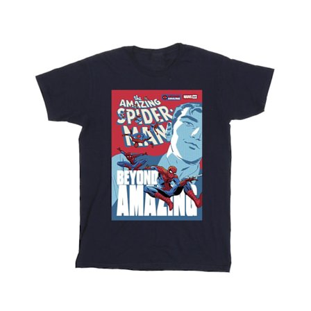 Marvel Boys Spider-Man Beyond Amazing Cover T-Shirt 7-8 år N