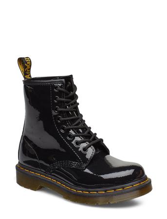 1460 W Black Patent Lamper Shoes Boots Ankle Boots Laced Boots Musta Dr. Martens