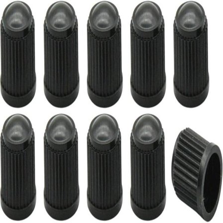 10-pak Universal Støvhætter til Dækventiler i Plast – Beskytter Ventiler mod Snavs, Støv, Korrosion og Luftlækage