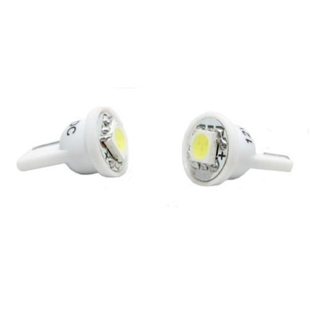 LED Positionsljus, Sockel W5W, 1-LED (2-Pack) Vit