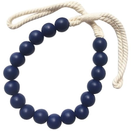 Moteriktig gardinbånd med treperler, oppheng, hjemmedekorasjon